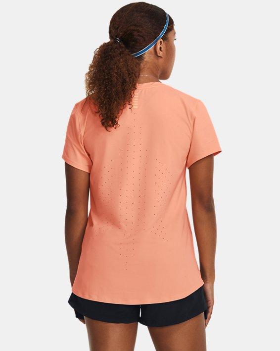 Women's UA Iso-Chill Laser T-Shirt, Pink, pdpMainDesktop image number 1